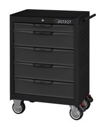 BOXO Gereedschapswagen 5 laden MIS-systeem zwart/grijs