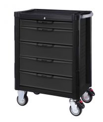 BOXO Gereedschapswagen met 5 laden en MIS-systeem zwart/grijs