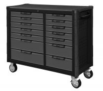 Gereedschapswagen met 14 laden en MIS-systeem grijs - 1180x459x1000 mm