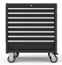 Gereedschapswagen met 8 laden en MIS-systeem zwart - 978x480x1008 mm