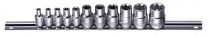 1/4" en 3/8" TX-E Dopsleutelset 11-dlg.