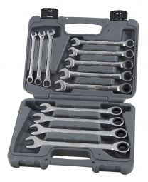 BOXO Omkeerbare steek- ringratelsleutelset 12-dlg.