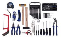 Gereedschapsassortiment in Nylon draagtas 56-dlg. 