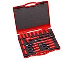 3/8" VDE 1000 V Geïsoleerde dopsleutelset 16-dlg. 