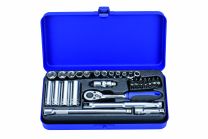 1/4" Dopsleutelset standaard/lang 35-dlg. 