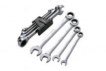 BOXO Omkeerbare steek- ringratelsleutelset 4-dlg.