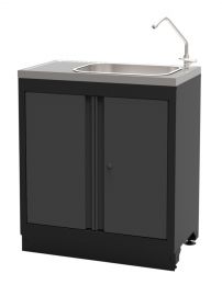 Wandkast met spoelbak