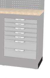 Zijplint voor onderkast