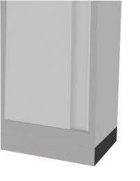 Zijplint voor hoge kast