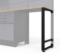 Verstelbaar frame voor ondersteuning werkblad