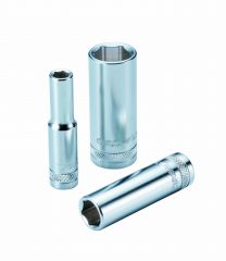 1/2" Dopsleutels lang - 6-knt