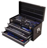 BOXO Gevulde gereedschapskist met 3 laden ‘Karting’ 57-dlg.